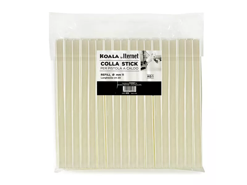 Colla Termofusibile in Stick Koala - 20 cm - 4230 (Bianco Conf. 1 kg)
