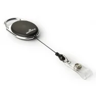 Cordoncino con Meccanismo a Chiocciola Yo-Yo Durable - 80 cm - 8324-01 (Nero Conf. 10)