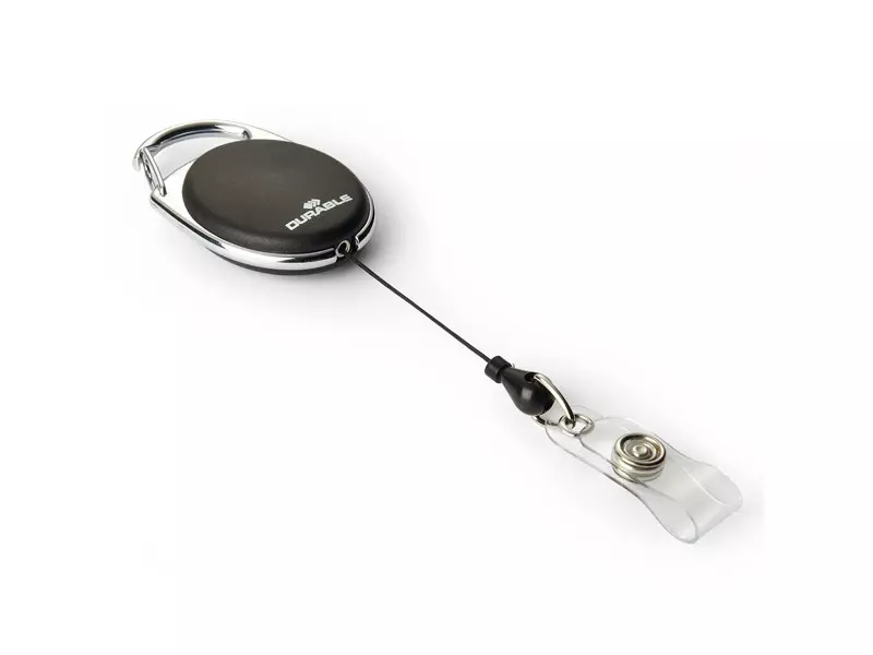 Cordoncino con Meccanismo a Chiocciola Yo-Yo Durable - 80 cm - 8324-01 (Nero Conf. 10) Cordoncino con Meccanismo a Chiocciola Yo-Yo Durable - 80 cm - 8324-01 (Nero Conf. 10)