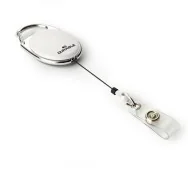 Cordoncino con Meccanismo a Chiocciola Yo-Yo Style Durable - 80 cm - 8324-02 (Bianco Conf. 10)