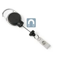Cordoncino con Meccanismo a Chiocciola Extra Strong Durable - 60 cm - 8329-01 (Nero)