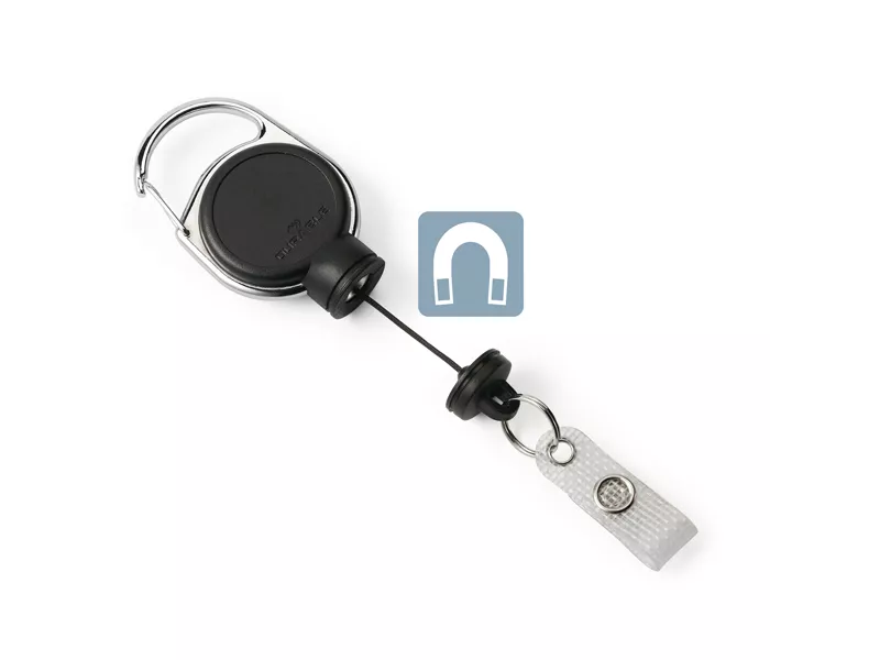 Cordoncino con Meccanismo a Chiocciola Extra Strong Durable - 60 cm - 8329-01 (Nero)