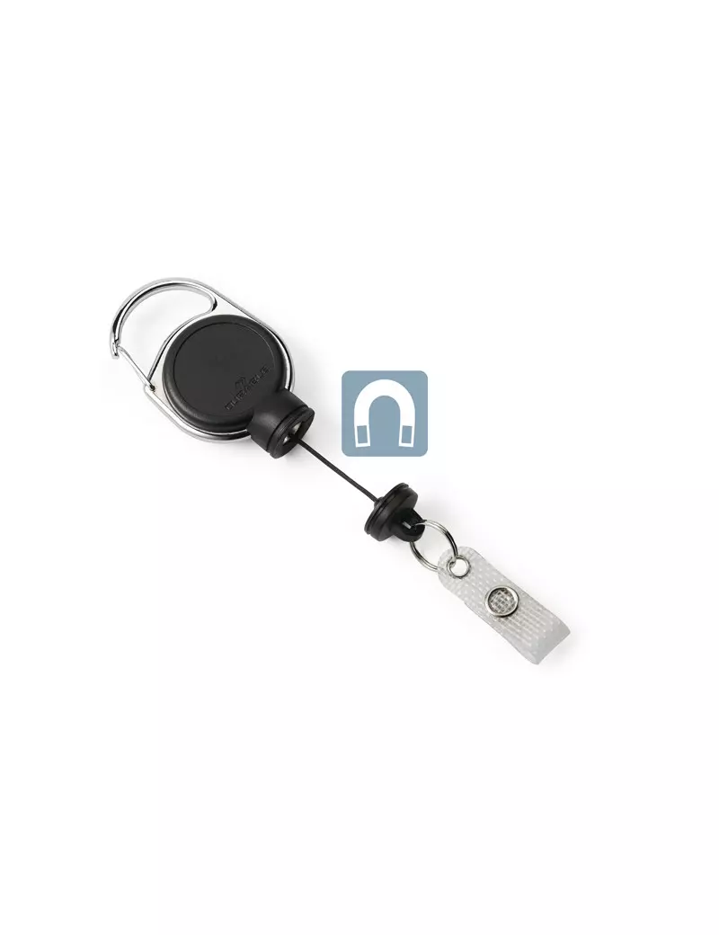 Cordoncino con Meccanismo a Chiocciola Extra Strong Durable - 60 cm - 8329-01 (Nero) Cordoncino con Meccanismo a Chiocciola Extra Strong Durable - 60 cm - 8329-01 (Nero)