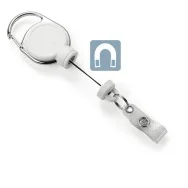 Cordoncino con Meccanismo a Chiocciola Extra Strong Durable - 60 cm - 8329-02 (Bianco)