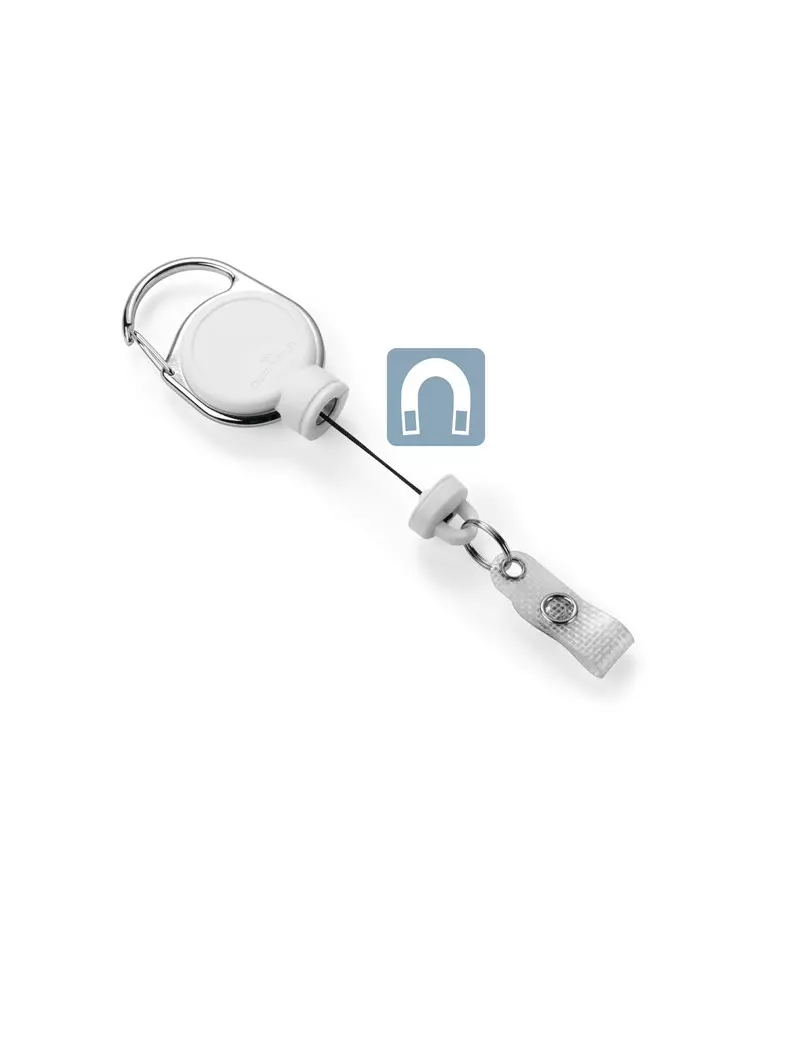 Cordoncino con Meccanismo a Chiocciola Extra Strong Durable - 60 cm - 8329-02 (Bianco) Cordoncino con Meccanismo a Chiocciola Extra Strong Durable - 60 cm - 8329-02 (Bianco)