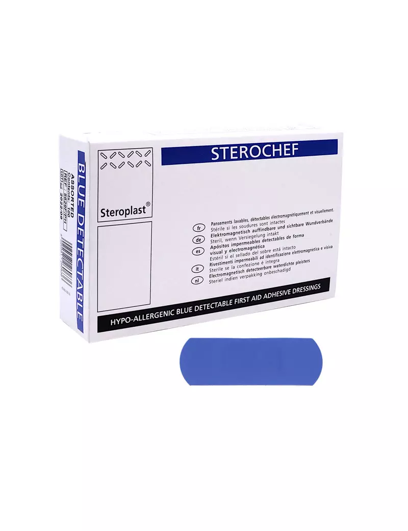 Cerotti Detectable PVS - 2x7 cm - CER029 (Blu Conf. 100) Cerotti Detectable PVS - 2x7 cm - CER029 (Blu Conf. 100)