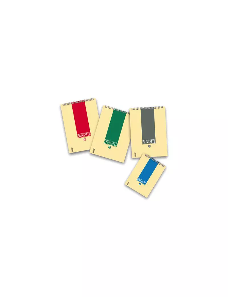 Blocco Spiralato Pignastyl Pigna - A4 - 5 mm - 60 Fogli - 02156285M (Conf. 10) Blocco Spiralato Pignastyl Pigna - A4 - 5 mm - 60 Fogli - 02156285M (Conf. 10)