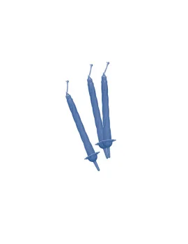 Candelina per Torta Big Party - con Supporto - 70402 (Azzurro Conf. 12)