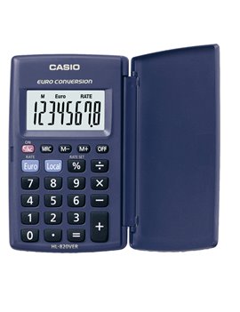 Calcolatrice Tascabile HL-820VER Casio (Blu)