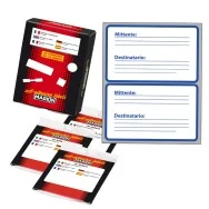 Etichette Adesive Markin - A4 - 115x70 mm - 10001 (Mittente Destinatario Blu Conf. 10)