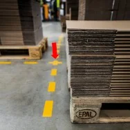 Adesivo di Segnalazione Durable - Croce - 15x15 cm - 1701-04 (Giallo Conf. 10)