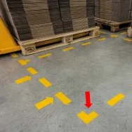 Adesivo di Segnalazione Durable - L - 10x10 cm - 1702-04 (Giallo Conf. 10)