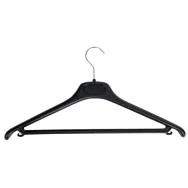 Gruccia Appendiabiti in Plastica Alba - PMBASIC PL (Nero Conf. 20)