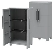 Armadio in Polipropilene Transforming Modular 3 Terry Store Age - 78x43,6x143 cm - 1002921 (Grigio)