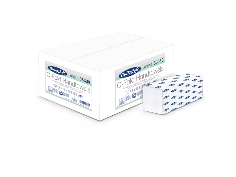 Asciugamani a C Comfort Bulky Soft - 2 Veli - 153 Strappi - 85560 (Bianco Conf. 20) Asciugamani a C Comfort Bulky Soft - 2 Veli - 153 Strappi - 85560 (Bianco Conf. 20)