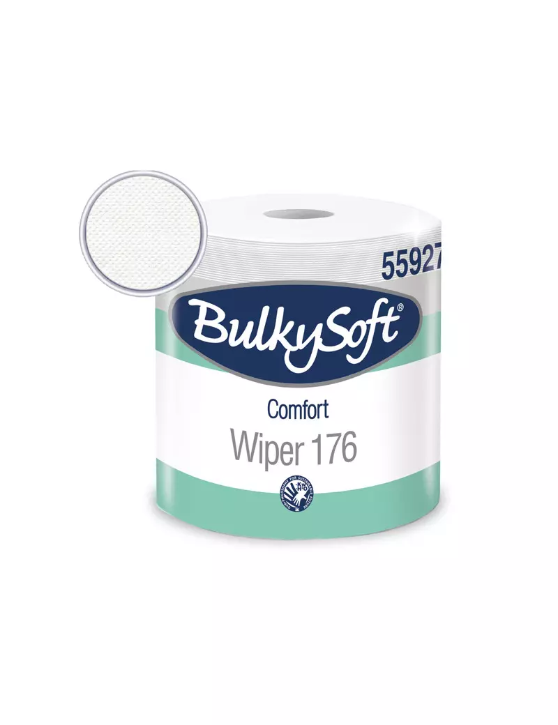 Bobina Asciugatutto Comfort Bulky Soft - 2 Veli - 800 Strappi - 55927.E11 (Bianco Conf. 2)