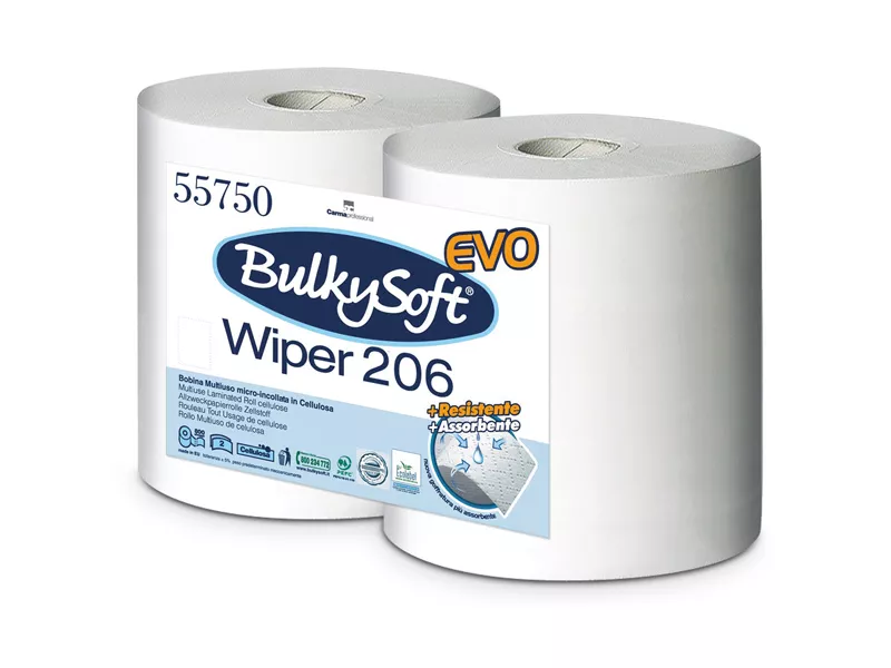 Bobina Asciugatutto Classic Bulky Soft - 2 Veli - 800 Strappi - 55750 (Bianco Conf. 2) Bobina Asciugatutto Classic Bulky Soft - 2 Veli - 800 Strappi - 55750 (Bianco Conf. 2)