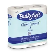 Carta Igienica Bulky Soft - 2 Veli - 500 Strappi - 66440 (Bianco Conf. 4)