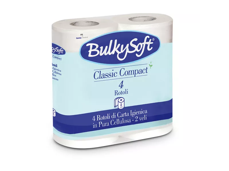 Carta Igienica Bulky Soft - 2 Veli - 500 Strappi - 66440 (Bianco Conf. 4) Carta Igienica Bulky Soft - 2 Veli - 500 Strappi - 66440 (Bianco Conf. 4)