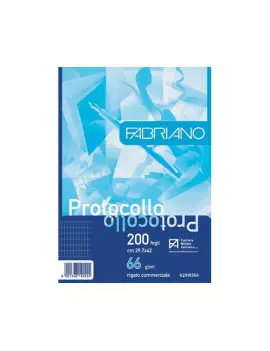 Fogli Protocollo Fabriano - Quadretti 4 mm - 02710560 (Conf. 200)