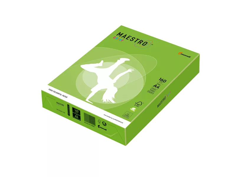 Carta Colorata Maestro Color Mondi - A4 - 160 g - 7243 (Verde Forte Conf. 250) Carta Colorata Maestro Color Mondi - A4 - 160 g - 7243 (Verde Forte Conf. 250)