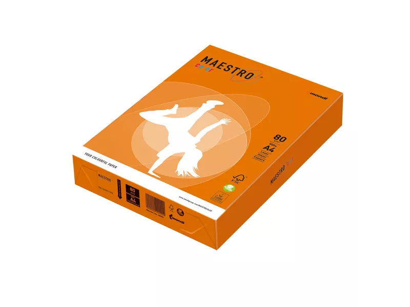 Carta Colorata Maestro Color Mondi - A4 - 80 g - 7020 (Arancio Forte Conf. 250) Carta Colorata Maestro Color Mondi - A4 - 80 g - 7020 (Arancio Forte Conf. 250)