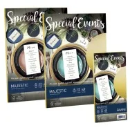 Carta Special Events Metallizzata Favini - A4 - 120 g - A69U154 (Argento Conf. 20)