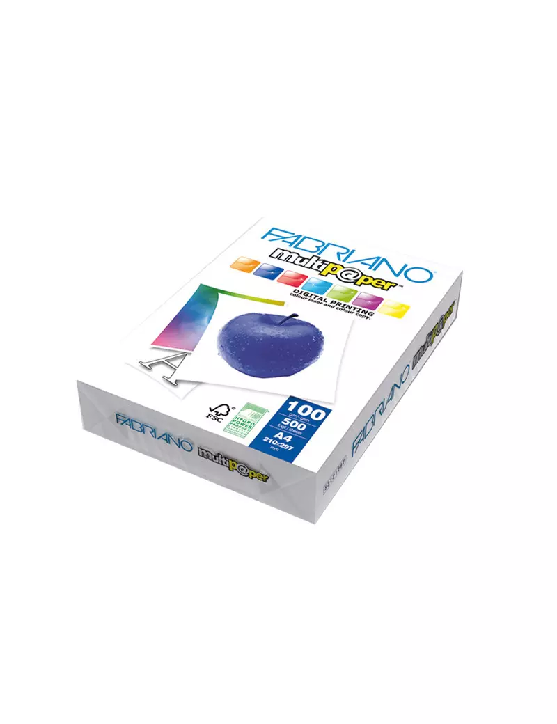 Carta Multipaper Fabriano - A3 - 100 g - 53229742 (Conf. 4) Carta Multipaper Fabriano - A3 - 100 g - 53229742 (Conf. 4)