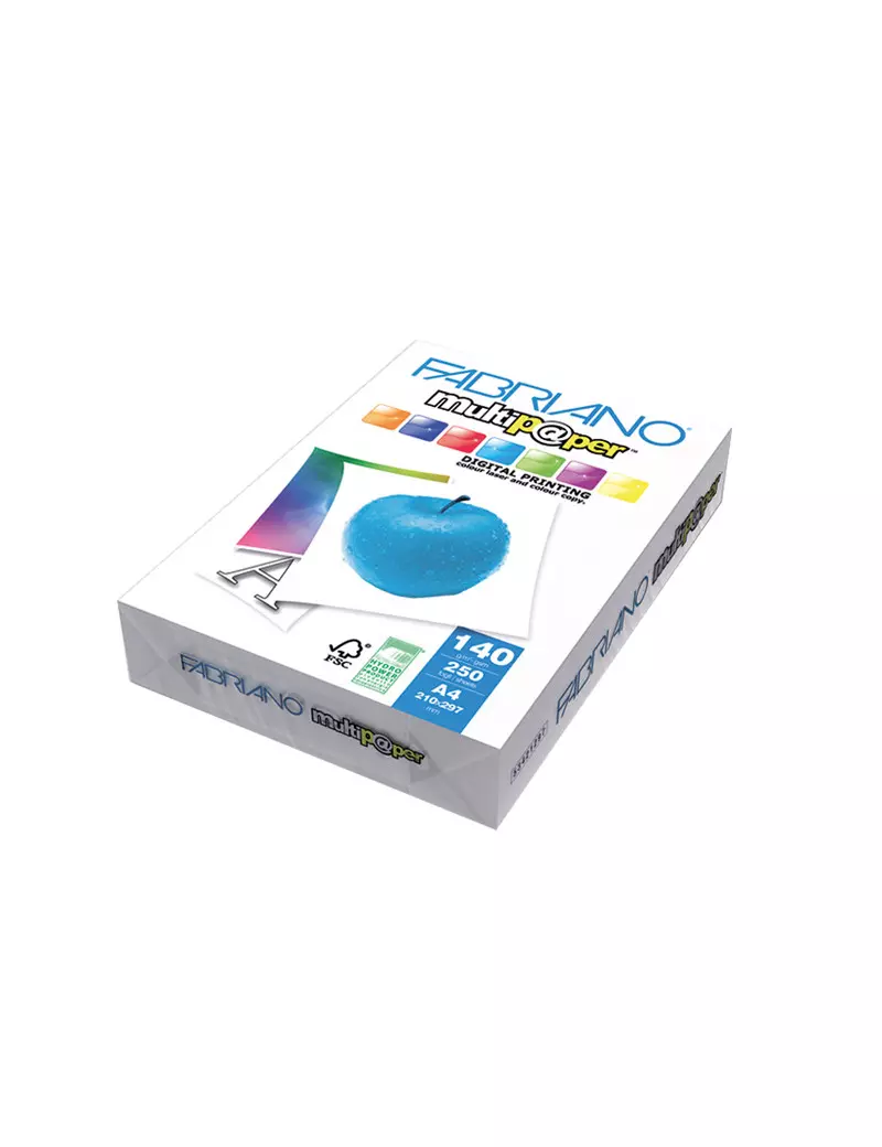 Carta Multipaper Fabriano - A3 - 140 g - 53429742 (Conf. 5) Carta Multipaper Fabriano - A3 - 140 g - 53429742 (Conf. 5)