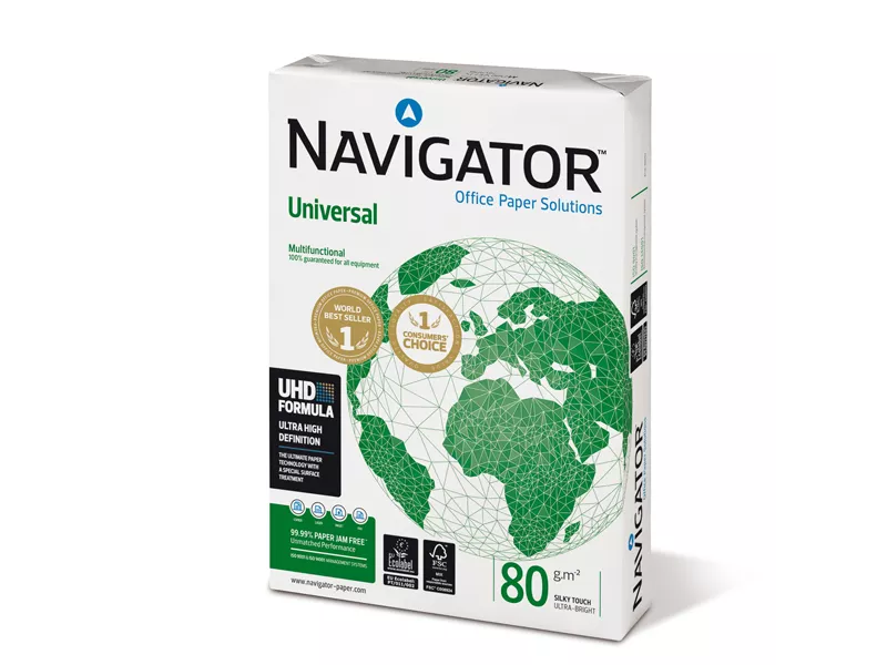 Carta Universal Navigator - A4 - 80 g - 252X80B021297 (Conf. 5) Carta Universal Navigator - A4 - 80 g - 252X80B021297 (Conf. 5)