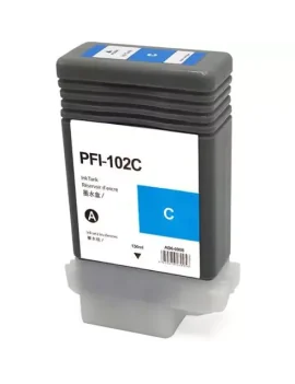 Cartuccia Compatibile Canon PFI-102c 0896B001 (Ciano 130 ml)