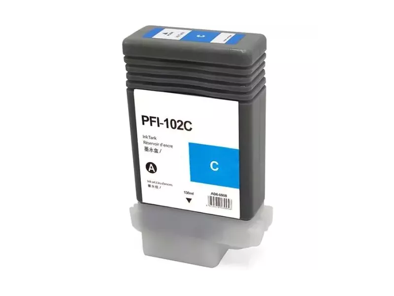 Cartuccia Compatibile Canon PFI-102c 0896B001 (Ciano 130 ml)