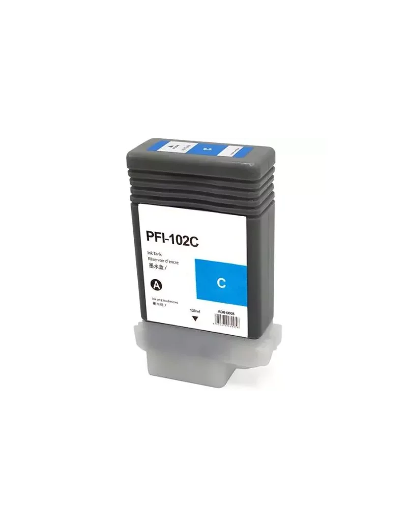 Cartuccia Compatibile Canon PFI-102c 0896B001 (Ciano 130 ml) Cartuccia Compatibile Canon PFI-102c 0896B001 (Ciano 130 ml)
