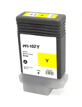 Cartuccia Compatibile Canon PFI-102y 0898B001 (Giallo 130 ml)
