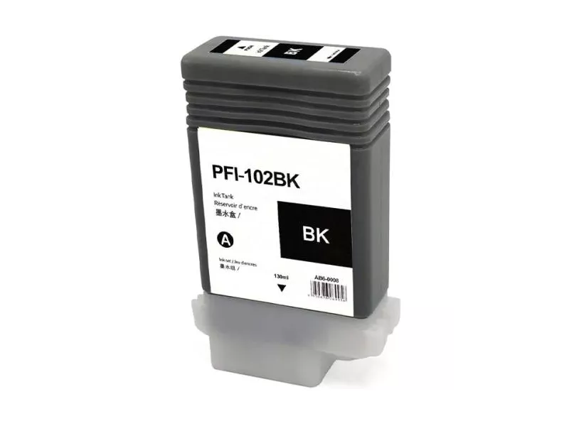 Cartuccia Compatibile Canon PFI-102bk 0895B001 (Nero 130 ml)