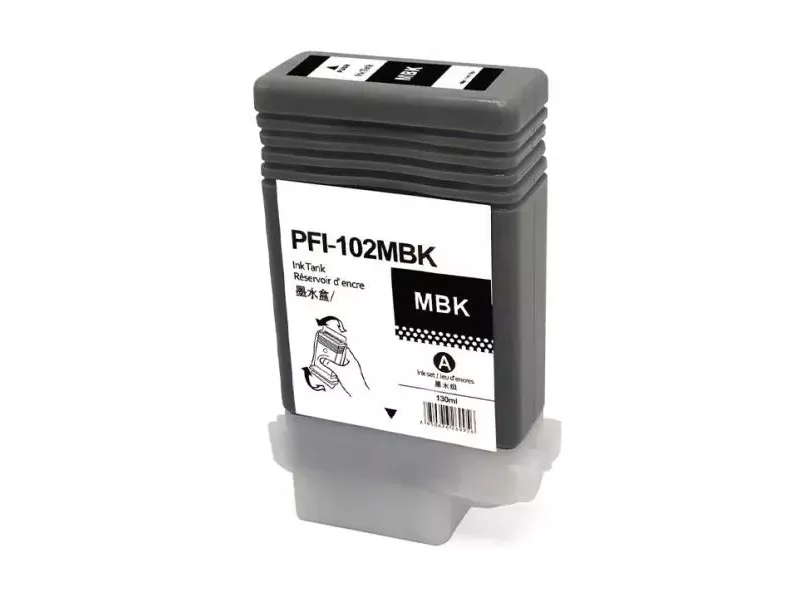 Cartuccia Compatibile Canon PFI-102mbk 0894B001 (Nero Opaco 130 ml)