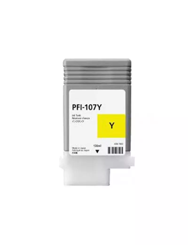 Cartuccia Compatibile Canon PFI-107y 6708B001 (Giallo 130 ml)