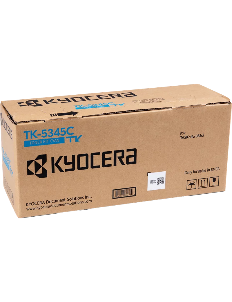 Toner Originale Kyocera TK-5345C 1T02ZLCNL0 (Ciano 9000 pagine)