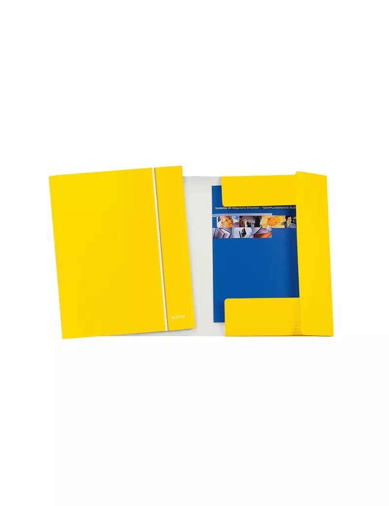 Cartella 3 Lembi con Elastico WoW Leitz - 39830016 (Giallo Conf. 5) Cartella 3 Lembi con Elastico WoW Leitz - 39830016 (Giallo Conf. 5)