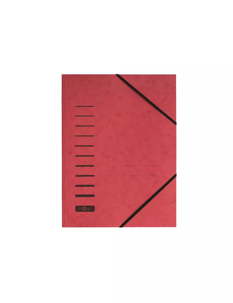Cartella 3 Lembi con Elastico Pagna - 24001-01 (Rosso) Cartella 3 Lembi con Elastico Pagna - 24001-01 (Rosso)