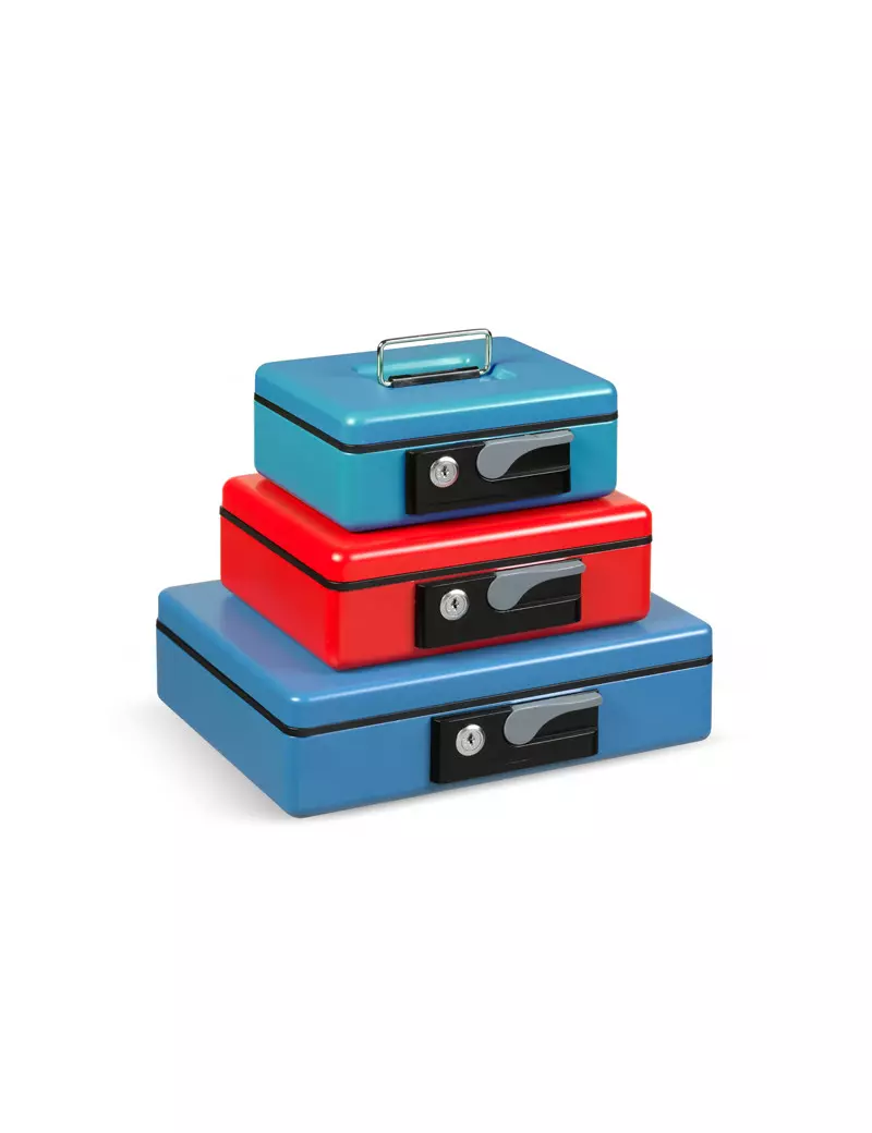 Cassetta Portavalori Deluxe Iternet - 19,7x15,4x8 cm - 3413BL (Blu) Cassetta Portavalori Deluxe Iternet - 19,7x15,4x8 cm - 3413BL (Blu)