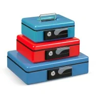 Cassetta Portavalori Deluxe Iternet - 23x18,5x8 cm - 3414RO (Rosso)
