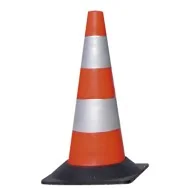 Cono Segnaletico Stradale - 50 cm - CO81R (Rosso e Bianco)