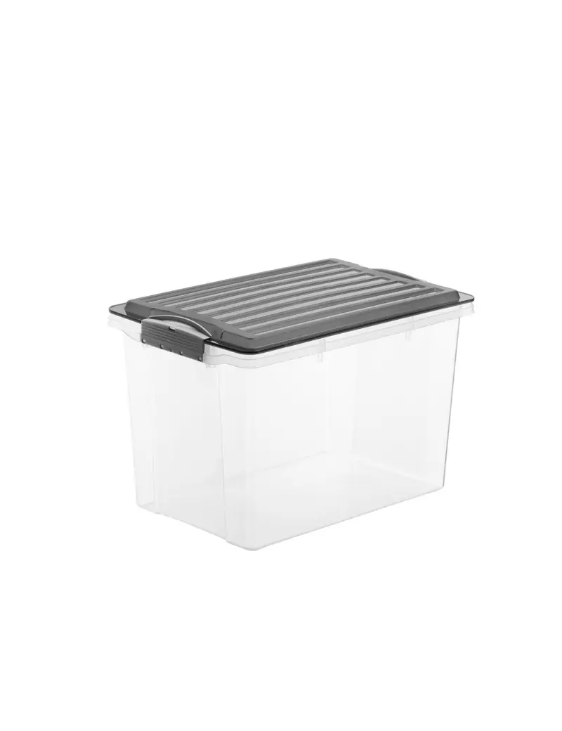Contenitore Compact Rotho - 27x18,5x15 cm - 4,5 Litri - F717762 (Trasparente) Contenitore Compact Rotho - 27x18,5x15 cm - 4,5 Litri - F717762 (Trasparente)