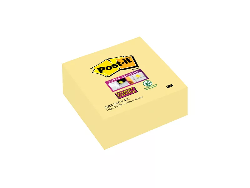 Cubo Post-it 3M - 76x76 mm - 29831 (Giallo Canary) Cubo Post-it 3M - 76x76 mm - 29831 (Giallo Canary)