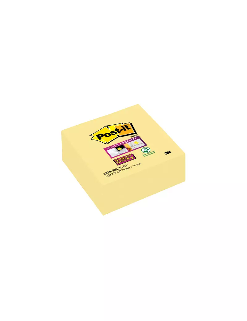 Cubo Post-it 3M - 76x76 mm - 29831 (Giallo Canary)