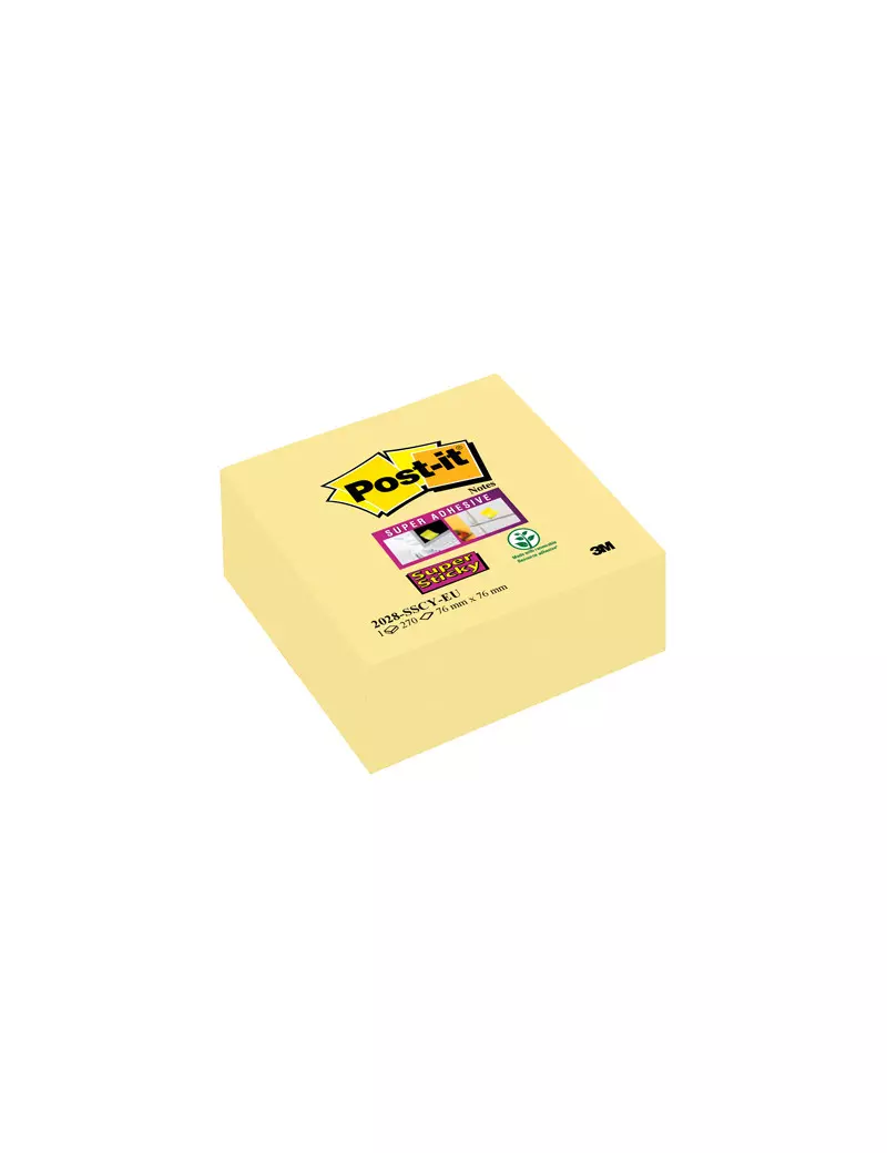 Cubo Post-it 3M - 76x76 mm - 29831 (Giallo Canary) Cubo Post-it 3M - 76x76 mm - 29831 (Giallo Canary)