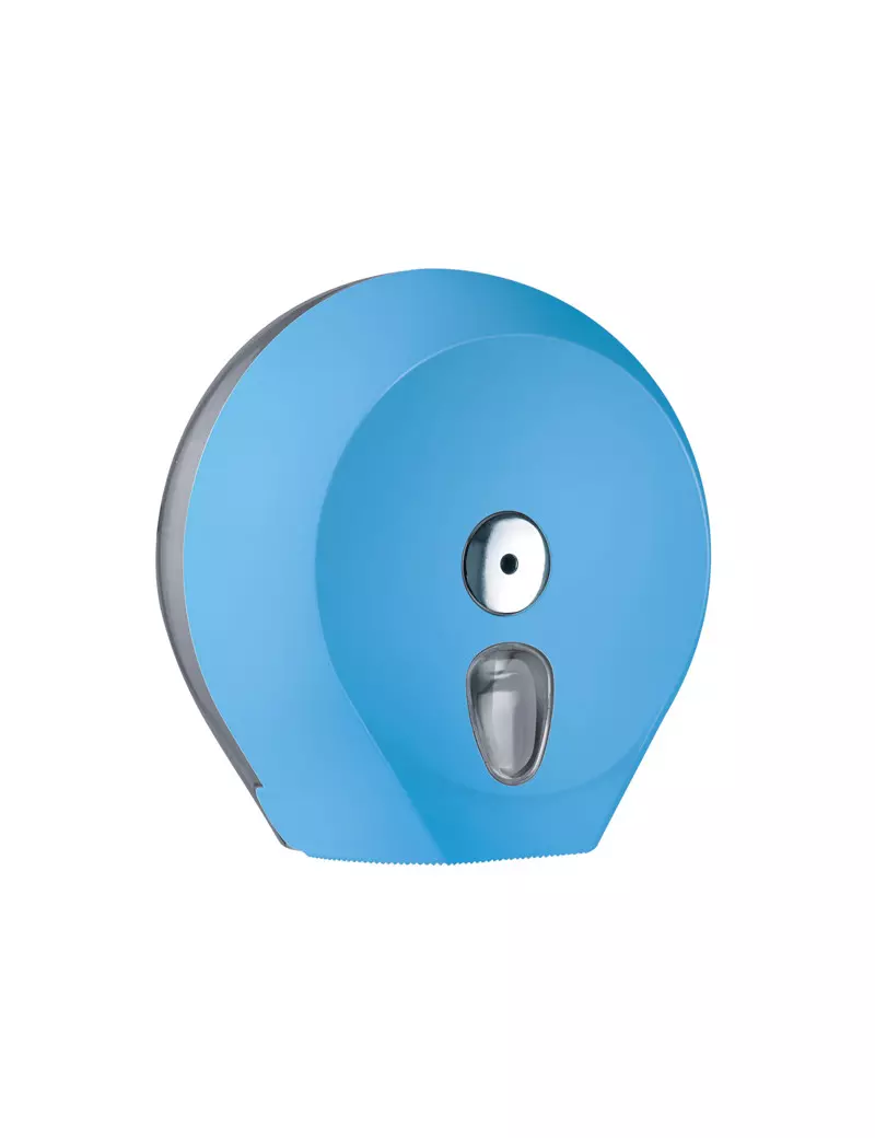 Dispenser per Carta Igienica Mini Jumbo Mar Plast - 27x12,8x27,3 cm - A75610AZ (Azzurro)