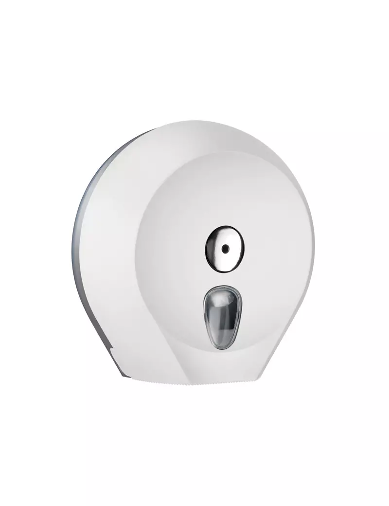 Dispenser per Carta Igienica Mini Jumbo Mar Plast - 27x12,8x27,3 cm - A75610BI (Bianco) Dispenser per Carta Igienica Mini Jumbo Mar Plast - 27x12,8x27,3 cm - A75610BI (Bianco)