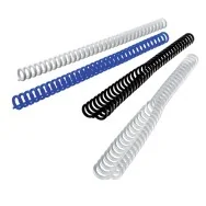 Dorsini Spiralati Plastici ClickBind GBC - 12 mm - 100 Fogli - 387319E (Ghiaccio Conf. 50)
